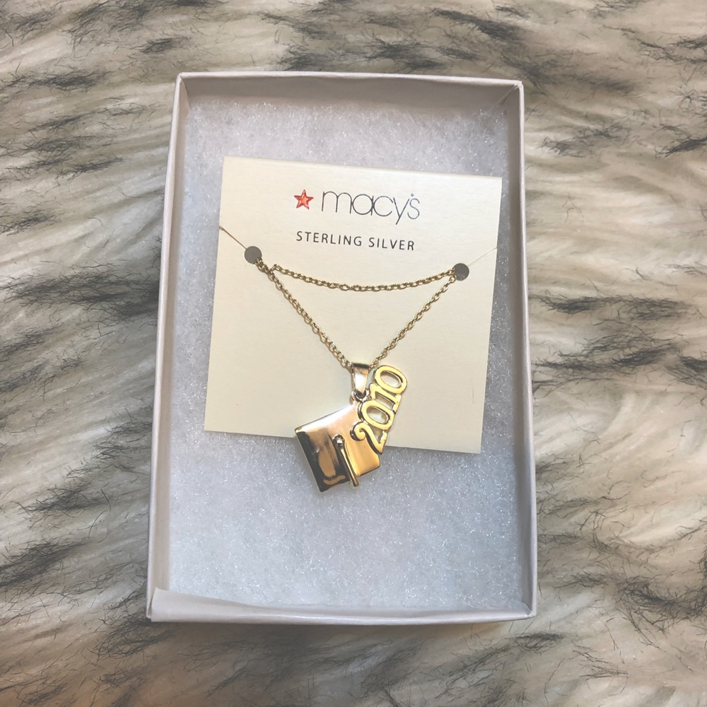Sterling silver graduation necklace from Macy’s